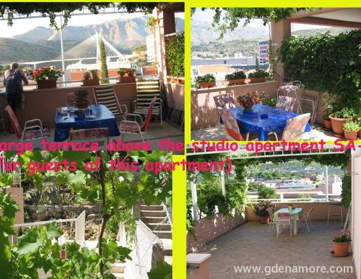 Velika terasa iznad apartmana
